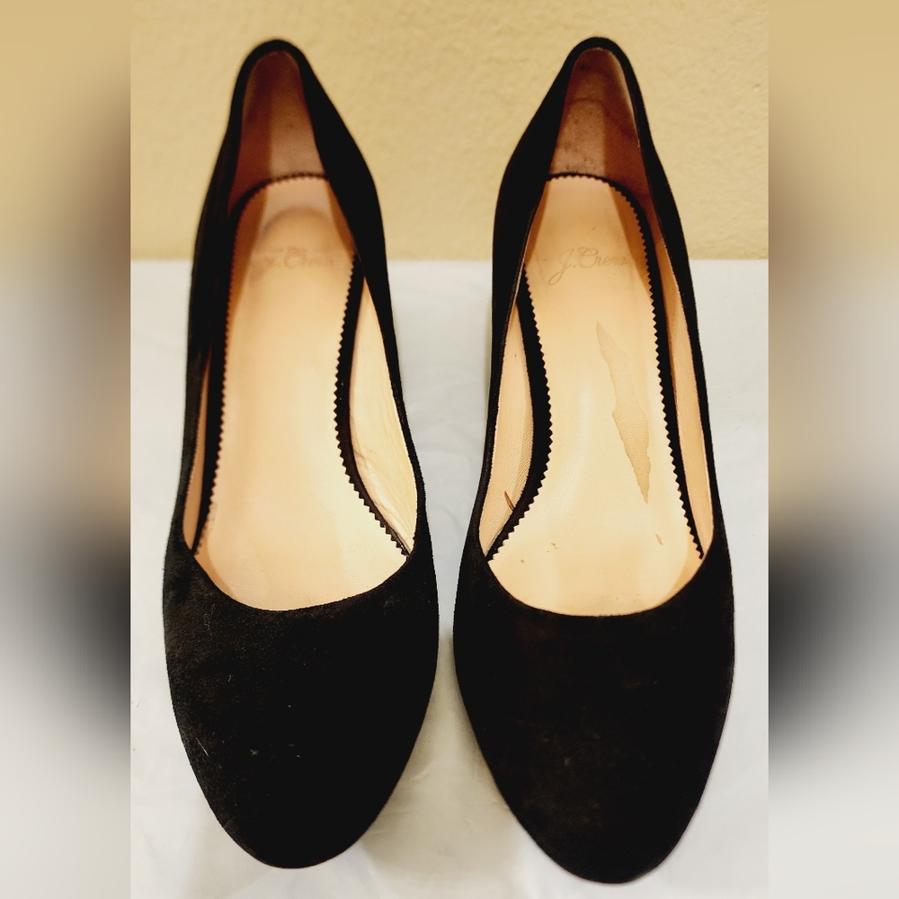 J. Crew Sophia Suede Kitchen Heels Size 8.5